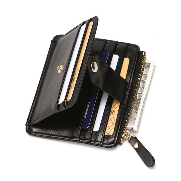 wallets brand women men wallet business holder id cases zipper coins hasp leather slim purse, Red;black
wallets brand women men wallet business holder id cases zipper coins hasp leather slim purse, Red;black
