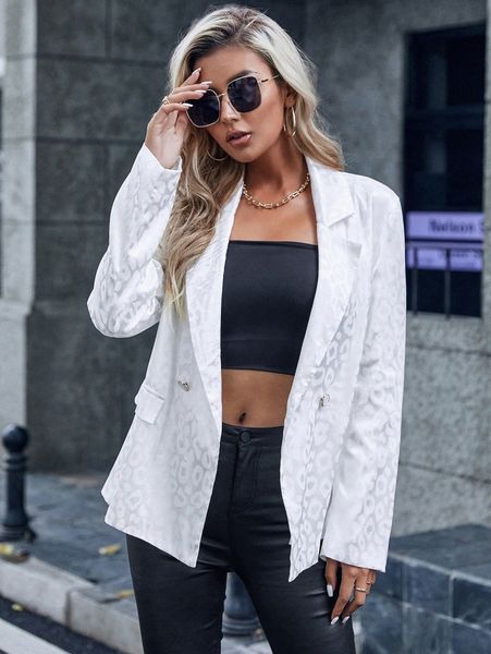 leopard jacquard lapel neck satin blazer d9s4#, White;black
leopard jacquard lapel neck satin blazer d9s4#, White;black