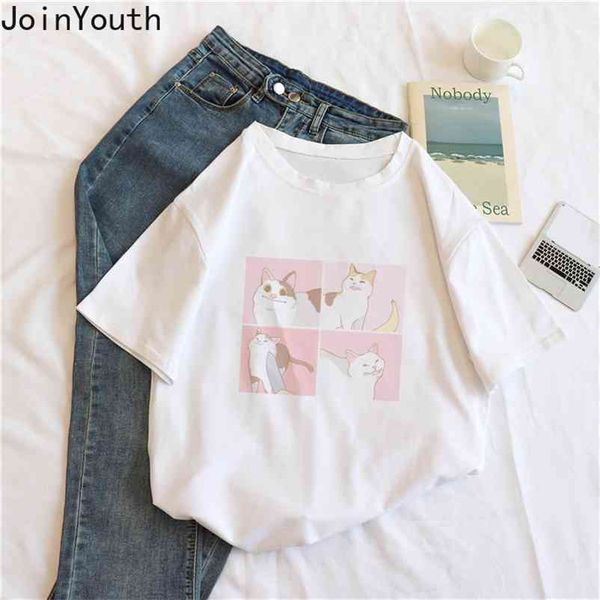 joinyouth cartoon print short shirt chic casual tees women clothing loose fashion white tshirt streetwear short sleeve t shirts 210401
joinyouth cartoon print short shirt chic casual tees women clothing loose fashion white tshirt streetwear short sleeve t shirts 210401