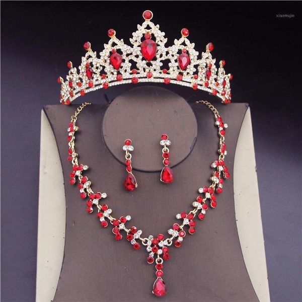 earrings & necklace luxury water drop crystal bridal jewelry sets for women wedding tiaras crowns necklaces, Silver
earrings & necklace luxury water drop crystal bridal jewelry sets for women wedding tiaras crowns necklaces, Silver