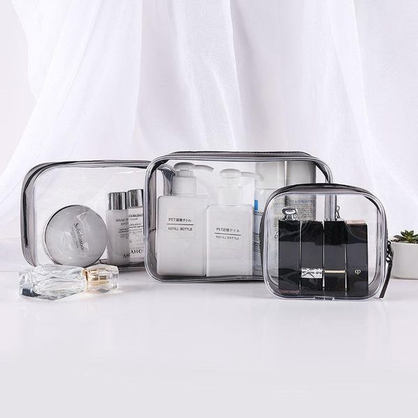 pvc make-up bag transparent collection travel skin care bathroom wash lazy convenient storage bags
pvc make-up bag transparent collection travel skin care bathroom wash lazy convenient storage bags
