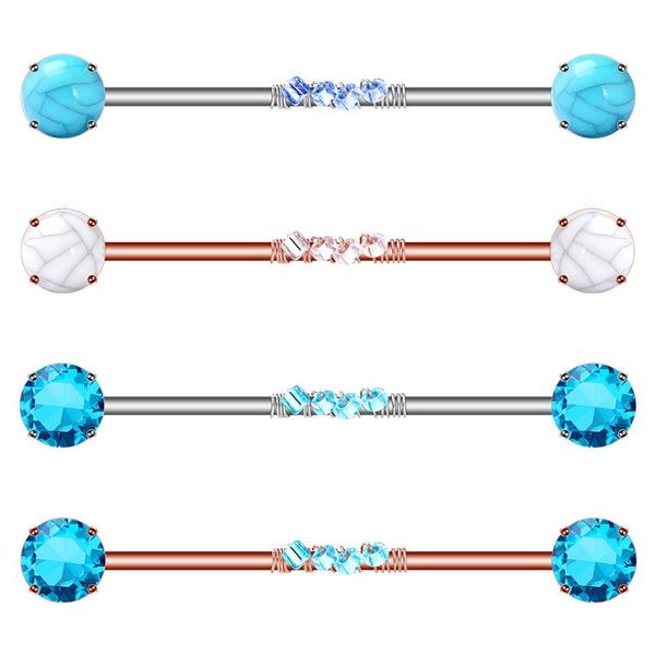 other steel 14g zircon industrial piercing barbell ear helix bar earring silver cartilage conch pircing jewelry, Slivery;golden
other steel 14g zircon industrial piercing barbell ear helix bar earring silver cartilage conch pircing jewelry, Slivery;golden