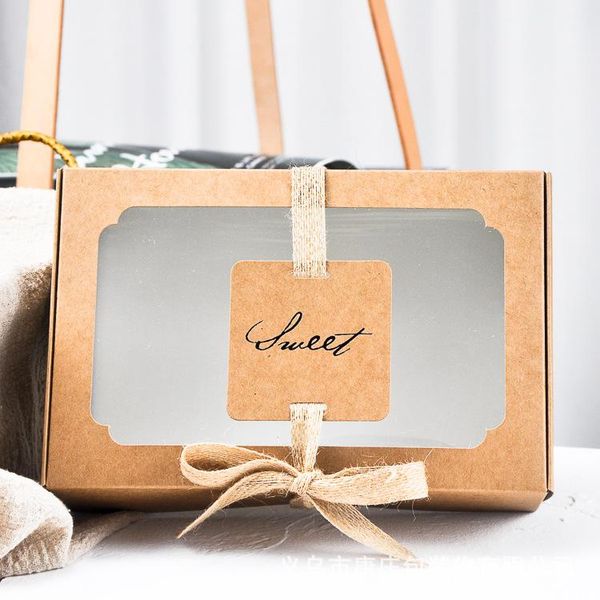 10pcs sweets kraft box paper bag biscuit cookie gift cupcake candy event & party cake decorating baking supplies wrap
10pcs sweets kraft box paper bag biscuit cookie gift cupcake candy event & party cake decorating baking supplies wrap