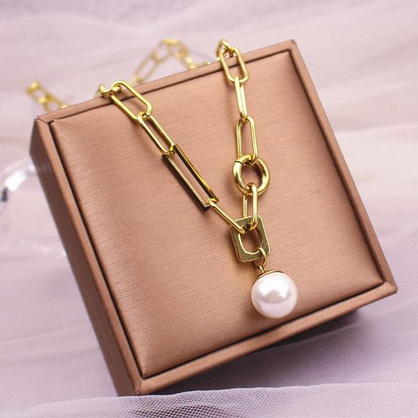 pendant necklaces european and american cold wind golden pearl ball necklace net red neck jewelry thick chain clavicle tide, Silver
pendant necklaces european and american cold wind golden pearl ball necklace net red neck jewelry thick chain clavicle tide, Silver