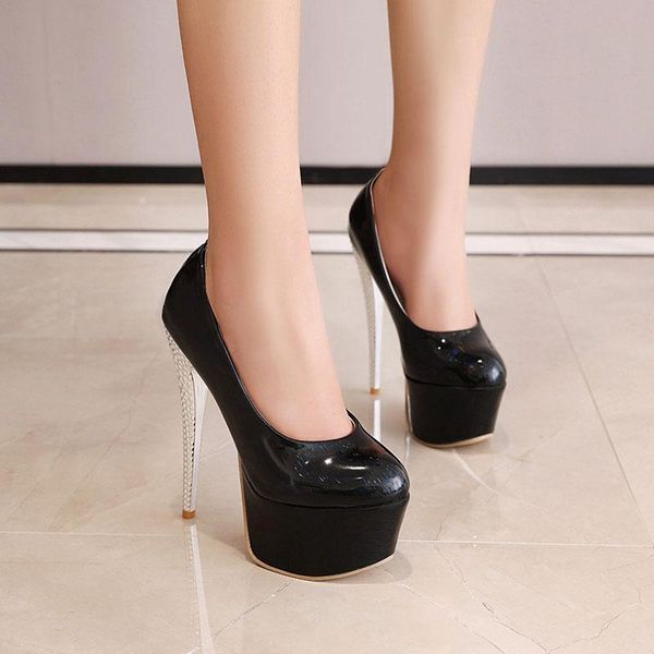 dress shoes lsewilly patent leather lady nightclub party ol office catwalk pumps women stiletto thin super high heel large size 48, Black
dress shoes lsewilly patent leather lady nightclub party ol office catwalk pumps women stiletto thin super high heel large size 48, Black