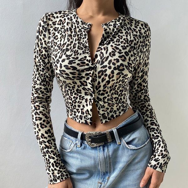 women's t-shirt vintage leopard short tees women crop long sleeve open stitch tight t shirt bodycon y2k autumn street plus size sj6, White
women's t-shirt vintage leopard short tees women crop long sleeve open stitch tight t shirt bodycon y2k autumn street plus size sj6, White