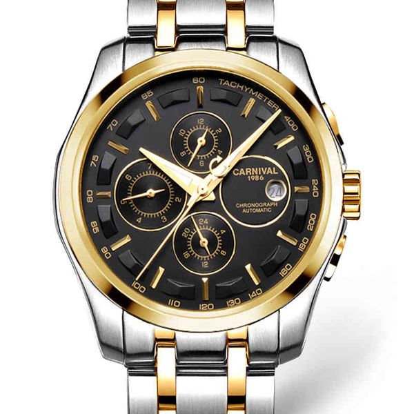 carnival men watches automatic mechanical make luxury sapphire reloj hombre waterproof men wristwatche c-8629-7, Slivery;brown
carnival men watches automatic mechanical make luxury sapphire reloj hombre waterproof men wristwatche c-8629-7, Slivery;brown