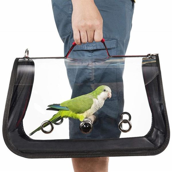 other bird supplies selling travel cage pvc transparent breathable parrot handbag
other bird supplies selling travel cage pvc transparent breathable parrot handbag