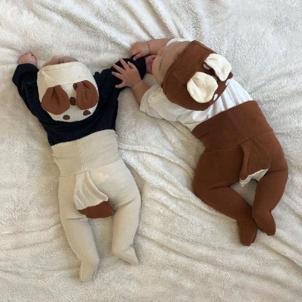 spring new lovely animal toddler baby boys girls clothes sets 3pcs long sleeve cartoon pants set with fawn hat 210413, White
spring new lovely animal toddler baby boys girls clothes sets 3pcs long sleeve cartoon pants set with fawn hat 210413, White