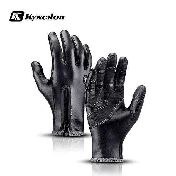 kyncilor men's winter gloves cycling velvet leather men touch screen for sports thermal climbing bycicle, Black
kyncilor men's winter gloves cycling velvet leather men touch screen for sports thermal climbing bycicle, Black