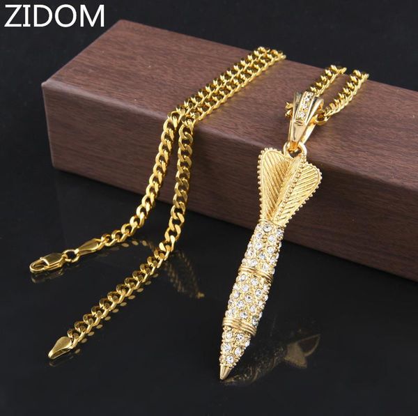 pendant necklaces darts arrow hip hop lced out bling rhinestone fashion punk rocket necklace men jewelry, Silver
pendant necklaces darts arrow hip hop lced out bling rhinestone fashion punk rocket necklace men jewelry, Silver