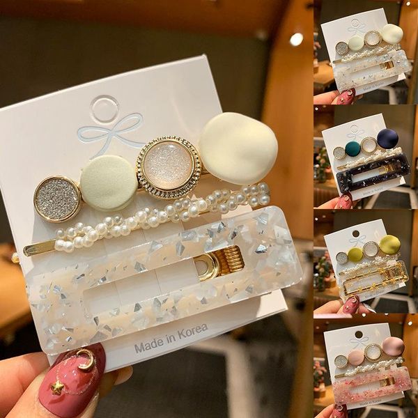 hair clips & barrettes 1set pearl hairpin headdress south korea's simple word clip net red ins macaron side, Golden;silver
hair clips & barrettes 1set pearl hairpin headdress south korea's simple word clip net red ins macaron side, Golden;silver