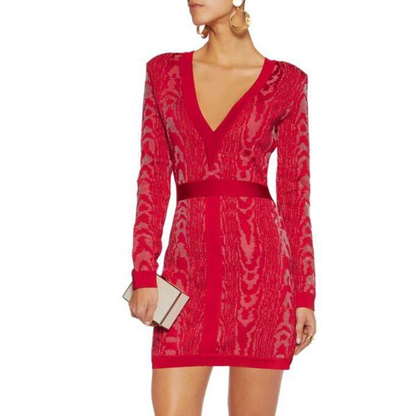 summer women long sleeve v neck rayon bandage club dress red lace mini celebrity evening runway party 210423, Black;gray
summer women long sleeve v neck rayon bandage club dress red lace mini celebrity evening runway party 210423, Black;gray