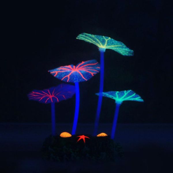 aquarium luminous leaf simulation decoration glowing decor floating mushroom silicon fish tank coral decorations
aquarium luminous leaf simulation decoration glowing decor floating mushroom silicon fish tank coral decorations