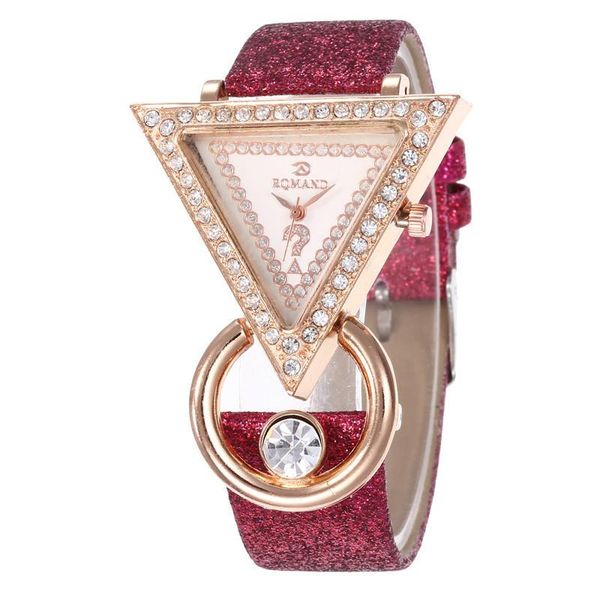 net red luxury triangle rhinestone inlaid women's frosted wristwatch fashion quartz watch for women wristwatches, Slivery;brown
net red luxury triangle rhinestone inlaid women's frosted wristwatch fashion quartz watch for women wristwatches, Slivery;brown