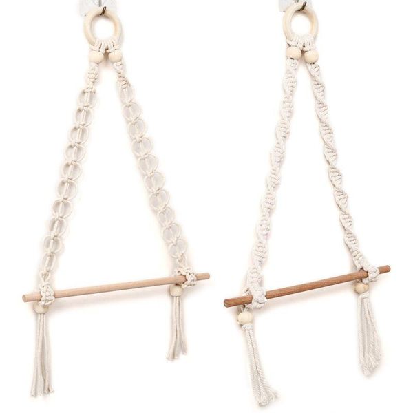 hooks & rails nordic macrame wall hanging wooden stick toilet paper holder towel hanger hand-woven bedroom living room decoration
hooks & rails nordic macrame wall hanging wooden stick toilet paper holder towel hanger hand-woven bedroom living room decoration