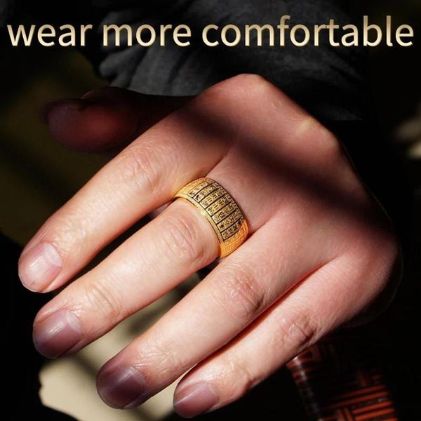 wedding rings buddhism scriptures supernatural amulet letter men mens signet ring stainless steel gold silver bague homme, Slivery;golden
wedding rings buddhism scriptures supernatural amulet letter men mens signet ring stainless steel gold silver bague homme, Slivery;golden
