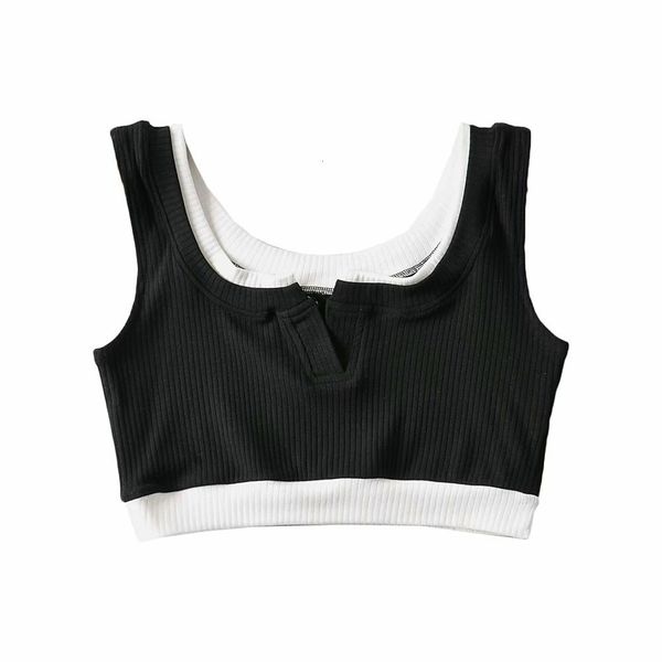 women's sweaters 2021 summer wear tight collar yoga vest fitness clothes, White;black
women's sweaters 2021 summer wear tight collar yoga vest fitness clothes, White;black