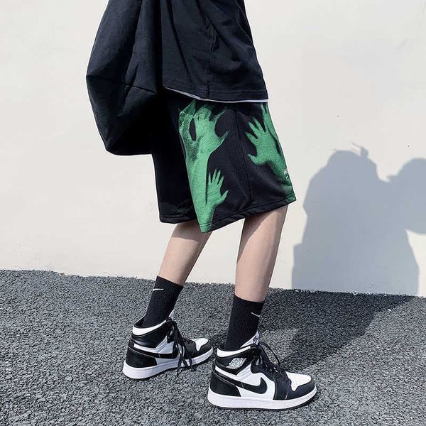 pr men's casual oversize shorts 2021 fashion printed hip hop korean streetwear male, White;black
pr men's casual oversize shorts 2021 fashion printed hip hop korean streetwear male, White;black