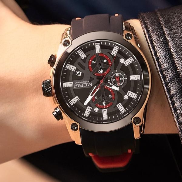 wristwatches megir 2021 fashion mens watches silicone strapsports chronograph quartz watch men relogio masculino 2144, Slivery;brown
wristwatches megir 2021 fashion mens watches silicone strapsports chronograph quartz watch men relogio masculino 2144, Slivery;brown