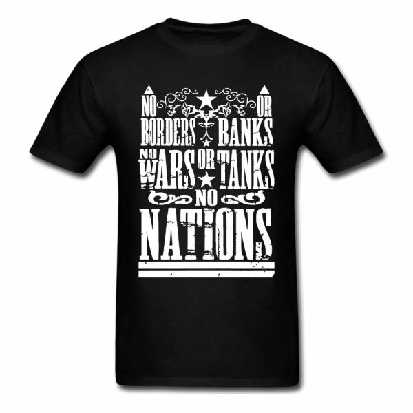 no borders tanks wars banks no nations government graphic shirt t-shirt, White;black
no borders tanks wars banks no nations government graphic shirt t-shirt, White;black