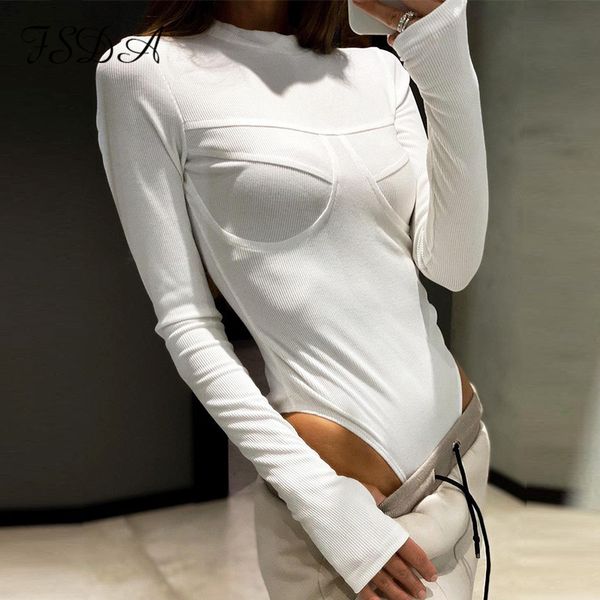 2021 long sleeve black bodysuit women autumn winter knitted ribber skinny casual white romper khaki body, Black;white
2021 long sleeve black bodysuit women autumn winter knitted ribber skinny casual white romper khaki body, Black;white