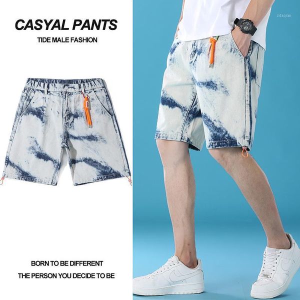 brand men's summer loose casual denim shorts fashion trend tie-dye camouflage plus size straight harem pants jeans, Blue
brand men's summer loose casual denim shorts fashion trend tie-dye camouflage plus size straight harem pants jeans, Blue