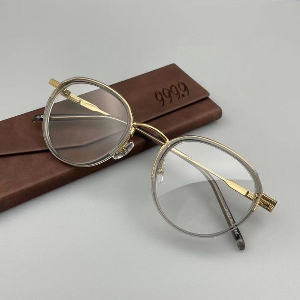 fashion titanium round retro eyeglasses frame for male and female vintage acetate sunglasses frames, Black
fashion titanium round retro eyeglasses frame for male and female vintage acetate sunglasses frames, Black
