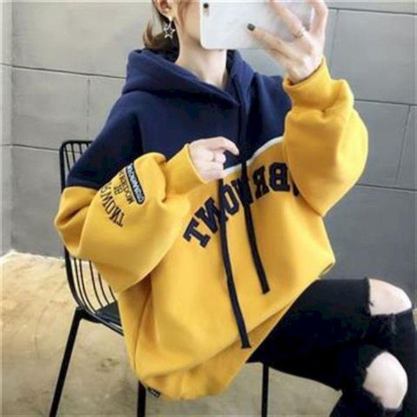 spring winter women's hoodies cotton loose korean version plus velvet hooded jacket large size long sleeve women clothing & sweatshirts, Black
spring winter women's hoodies cotton loose korean version plus velvet hooded jacket large size long sleeve women clothing & sweatshirts, Black