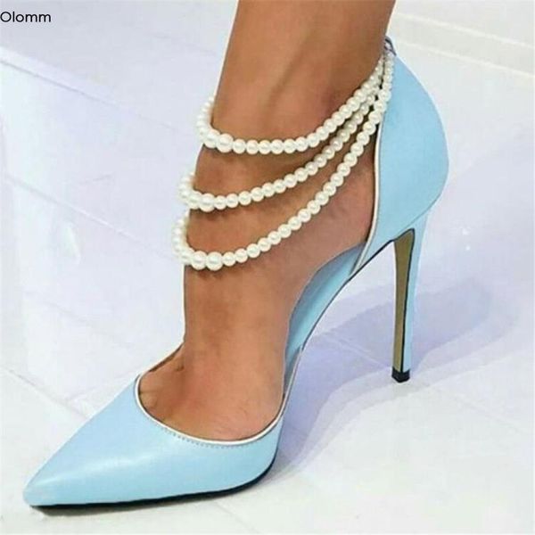 dress shoes olomm fashion women pumps pearl stiletto high heel charm pointed toe gorgeous blue party us size 5-15, Black
dress shoes olomm fashion women pumps pearl stiletto high heel charm pointed toe gorgeous blue party us size 5-15, Black