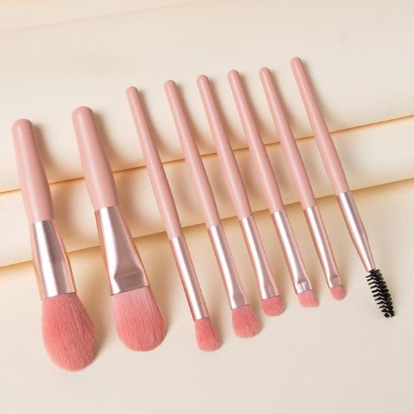 makeup brushes 8 pcs set for beginner beauty tool with bag portable travel soft synthetic hair blush eyeshadow foundation
makeup brushes 8 pcs set for beginner beauty tool with bag portable travel soft synthetic hair blush eyeshadow foundation