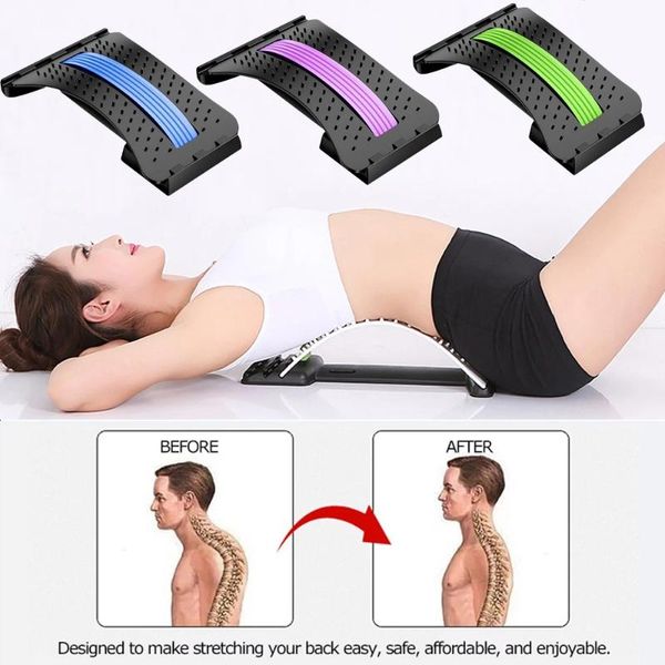 lumbar relief back massage stretcher magic support stretching equipment spine pain relieve massager drop accessories
lumbar relief back massage stretcher magic support stretching equipment spine pain relieve massager drop accessories