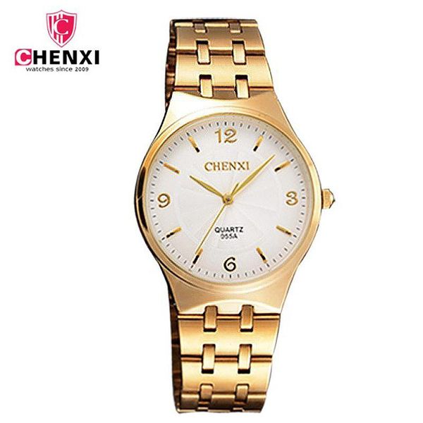 wristwatches chenxi men watches gold stainless steel quartz watch fashion casual lovers mannen horloge, Slivery;brown
wristwatches chenxi men watches gold stainless steel quartz watch fashion casual lovers mannen horloge, Slivery;brown
