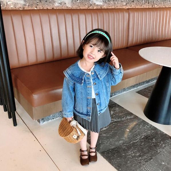 arrival girls denim coat spring cotton full sleeve fashion kids jacket 2-7 years qm404 jackets, Blue;gray
arrival girls denim coat spring cotton full sleeve fashion kids jacket 2-7 years qm404 jackets, Blue;gray