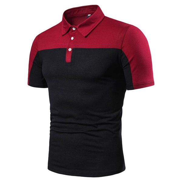 men's polos summer men t-shirt leisure print patchwork shirt with lapel short sleeve males casual office slim breathable british top, White;black
men's polos summer men t-shirt leisure print patchwork shirt with lapel short sleeve males casual office slim breathable british top, White;black