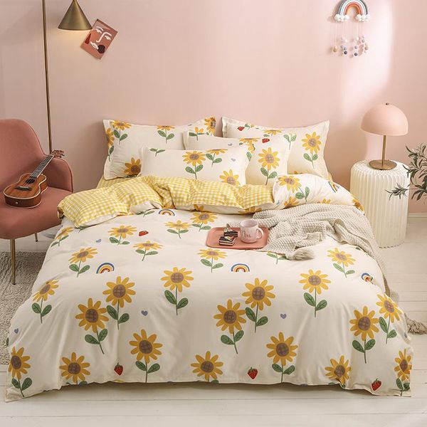 bedding sets duvet cover set 4 pieces sunflower pattern light yellow color bedclothes include bed sheet pillowcase comforter oceania
bedding sets duvet cover set 4 pieces sunflower pattern light yellow color bedclothes include bed sheet pillowcase comforter oceania