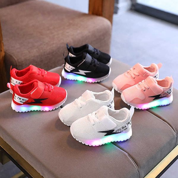 sneakers kids shoes boys girls mesh led luminous run sport shoes antislip soft bottom baby sneaker casual flat children sneakers x0703, Black;red
sneakers kids shoes boys girls mesh led luminous run sport shoes antislip soft bottom baby sneaker casual flat children sneakers x0703, Black;red