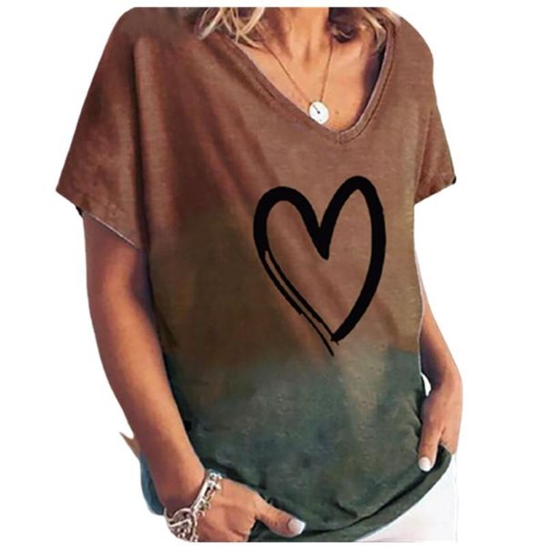 women's t-shirt summer t shirt women casual tees gradient print short sleeve loose for ladies cotton shirts 5xl plus size, White
women's t-shirt summer t shirt women casual tees gradient print short sleeve loose for ladies cotton shirts 5xl plus size, White
