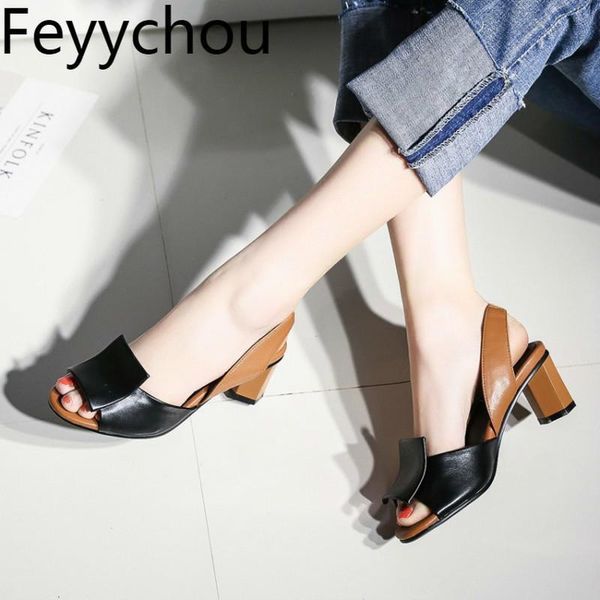 women's sandals high heel pu peep toe elastic band thick mixed-colors 2021 fashion casual black big size 34-44
women's sandals high heel pu peep toe elastic band thick mixed-colors 2021 fashion casual black big size 34-44