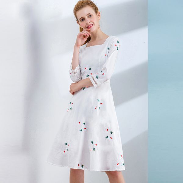 women autumn spring white embroidery dresses preppy hollow out lace belt casual flower party elegant dress lining s-xxl 210518, Black;gray
women autumn spring white embroidery dresses preppy hollow out lace belt casual flower party elegant dress lining s-xxl 210518, Black;gray