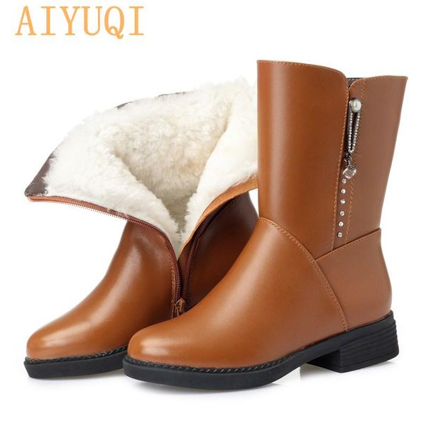boots aiyuqi women wool classic motorcycle 2021 genuine leather shining ladies winter, Black
boots aiyuqi women wool classic motorcycle 2021 genuine leather shining ladies winter, Black