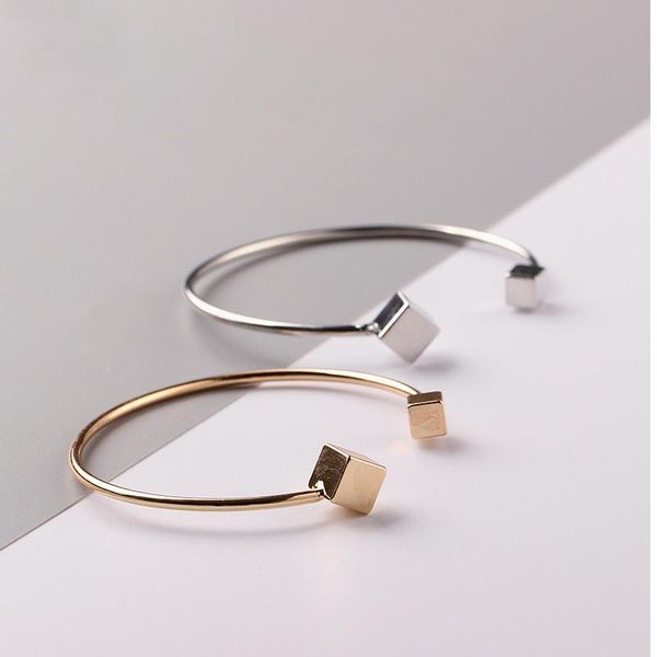 bangle alloy double cube open cuff bracelets & bangles trendy gold color party jewelry for women, Black
bangle alloy double cube open cuff bracelets & bangles trendy gold color party jewelry for women, Black