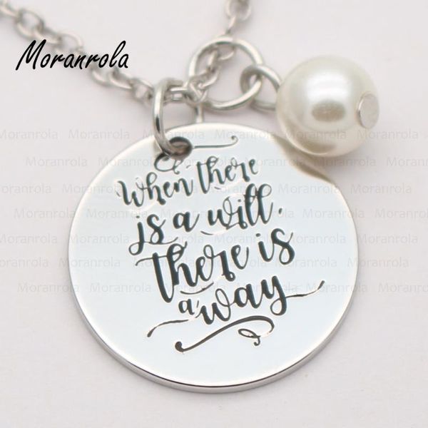 pendant necklaces arrive"when there is a will way"necklace keychain charm hand stamped jewelry saying inspirational, Silver
pendant necklaces arrive"when there is a will way"necklace keychain charm hand stamped jewelry saying inspirational, Silver