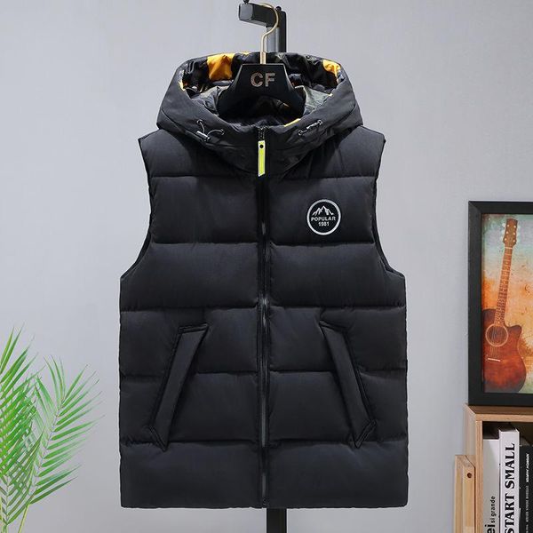 men's vests winter men plus large size 4xl vest hooded waistcoat camouflage sleeveless jackets warm parka coat travel y648, Black;white
men's vests winter men plus large size 4xl vest hooded waistcoat camouflage sleeveless jackets warm parka coat travel y648, Black;white