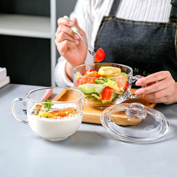 bowls large capacity glass oatmeal breakfast bowl household water cup with lid fruit salad milk kitchen storage container
bowls large capacity glass oatmeal breakfast bowl household water cup with lid fruit salad milk kitchen storage container