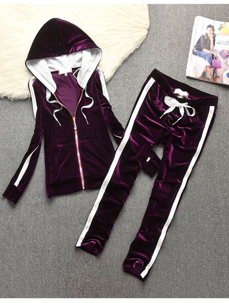 fall women's spring velvet fabric tracks velour women track hoodies and pants blackthe female suit, Gray
fall women's spring velvet fabric tracks velour women track hoodies and pants blackthe female suit, Gray