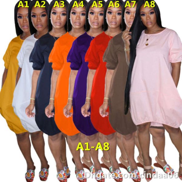 women bubble dress plus size tshirt lantern skirt designer summer short sleeve vest dresses casual printed ladies clothing, White;black
women bubble dress plus size tshirt lantern skirt designer summer short sleeve vest dresses casual printed ladies clothing, White;black