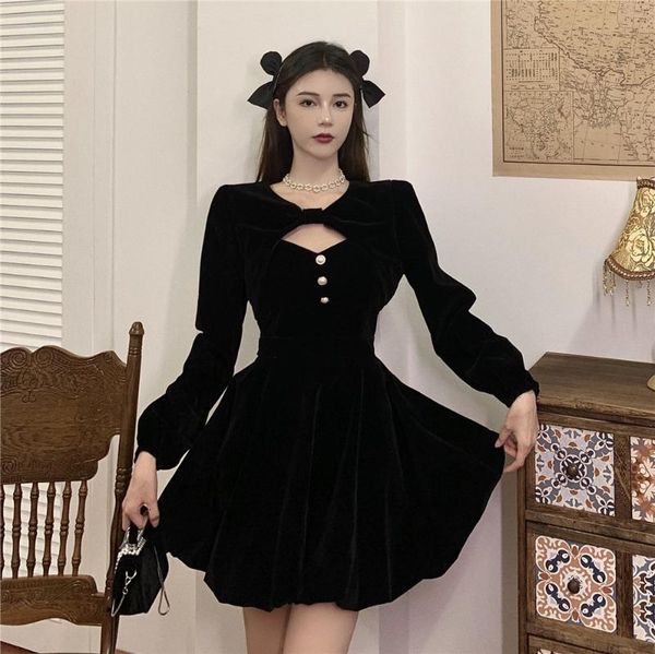 casual dresses autumn vintage harajuku sling dress women temperament slim fashion open back a-line mini short 4wtk, Black;gray
casual dresses autumn vintage harajuku sling dress women temperament slim fashion open back a-line mini short 4wtk, Black;gray