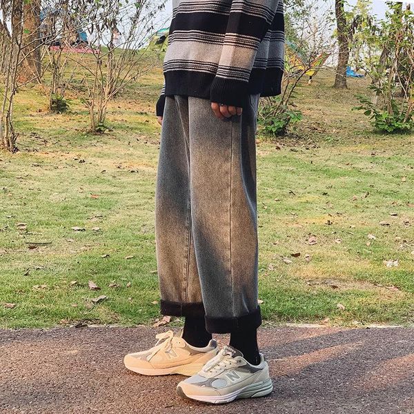 men's jeans men fleece winter baggy 2021 denim pants man korean fashion black harem male casual wide leg stacked, Blue
men's jeans men fleece winter baggy 2021 denim pants man korean fashion black harem male casual wide leg stacked, Blue