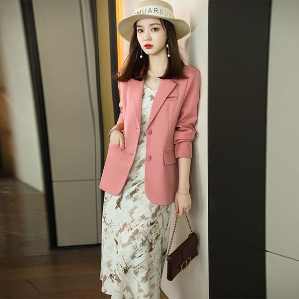 women's suits & blazers jacket fashion all-match loose pink coat ol styles autumn winter for women business work blaser outwear, White;black
women's suits & blazers jacket fashion all-match loose pink coat ol styles autumn winter for women business work blaser outwear, White;black